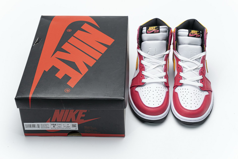 Nike Air Jordan 1 High Og Light Fusion Red 555088 603 7 - www.kickbulk.cc