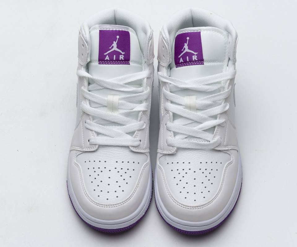 Nike Air Jordan 1 Mid Se White Fuchsia Blast 555112 100 3 - www.kickbulk.cc