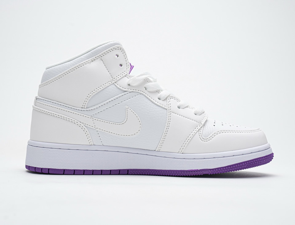 Nike Air Jordan 1 Mid Se White Fuchsia Blast 555112 100 4 - www.kickbulk.cc