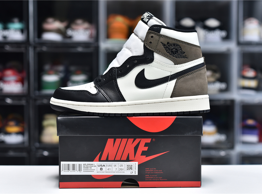 Nike Air Jordan 1 Retro High Og Gs Black Mocha 575441 105 9 - www.kickbulk.cc