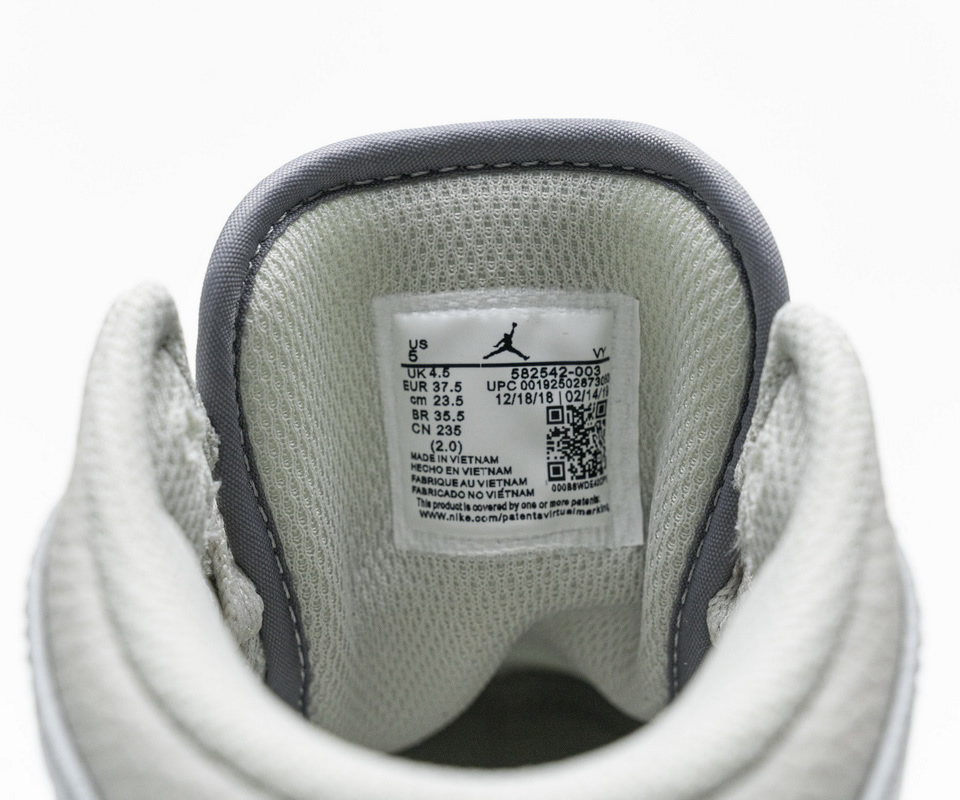 Nike Air Jordan 1 Mid Light Bone Grey 582542 003 17 - www.kickbulk.cc