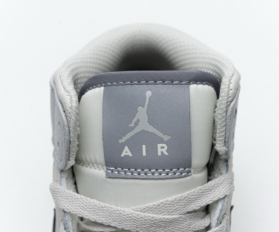 Nike Air Jordan 1 Mid Light Bone Grey 582542 003 9 - www.kickbulk.cc