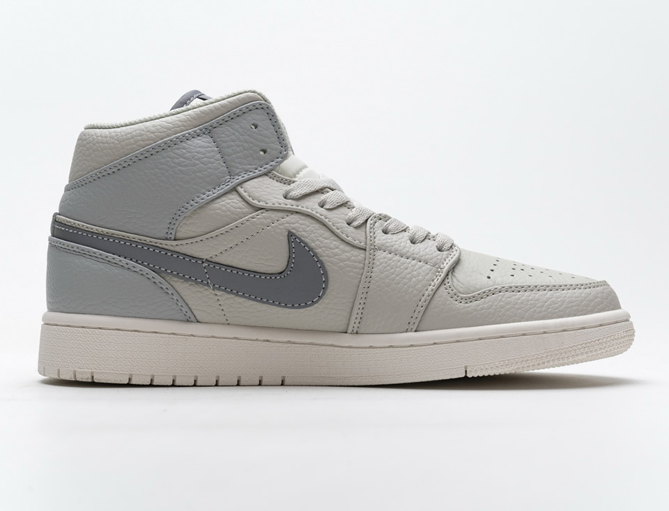 Nike Air Jordan 1 Mid Light Bone Grey Fog 852542 003 8 - www.kickbulk.cc