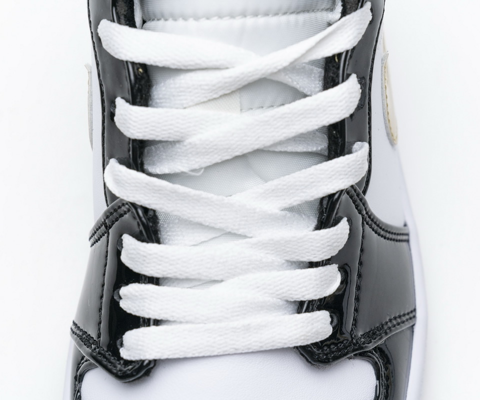 Nike Air Jordan 1 Mid Gold Patent Leather 852542 007 11 - www.kickbulk.cc
