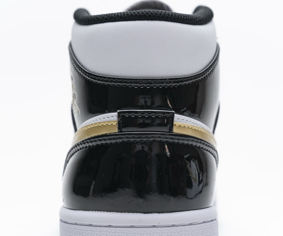 Nike Air Jordan 1 Mid Gold Patent Leather 852542 007 17 - www.kickbulk.cc