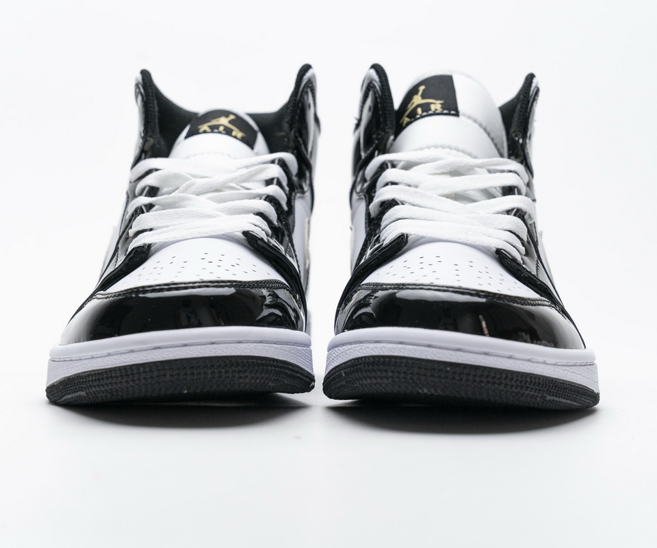 Nike Air Jordan 1 Mid Gold Patent Leather 852542 007 6 - www.kickbulk.cc