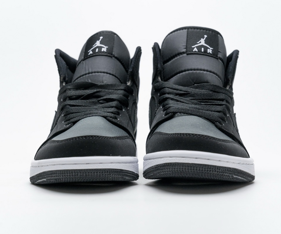 Nike Air Jordan 1 Mid Gs White Black Grey 852542 012 6 - www.kickbulk.cc