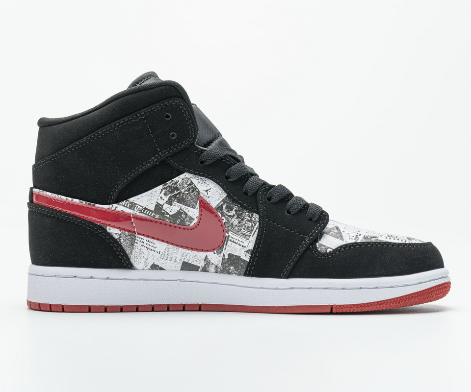 Nike Air Jordan 1 Mid Se Newspaper Air Times 852542 061 4 - www.kickbulk.cc