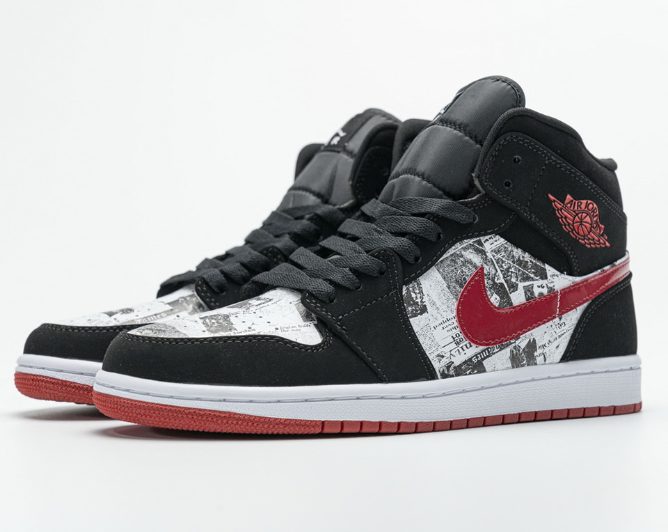 Nike Air Jordan 1 Mid Se Newspaper Air Times 852542 061 5 - www.kickbulk.cc