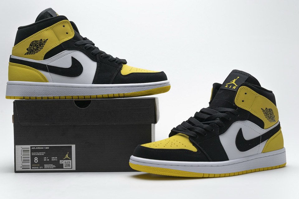 Nike Air Jordan 1 Mid Se Yellow Toe 852542 071 3 - www.kickbulk.cc