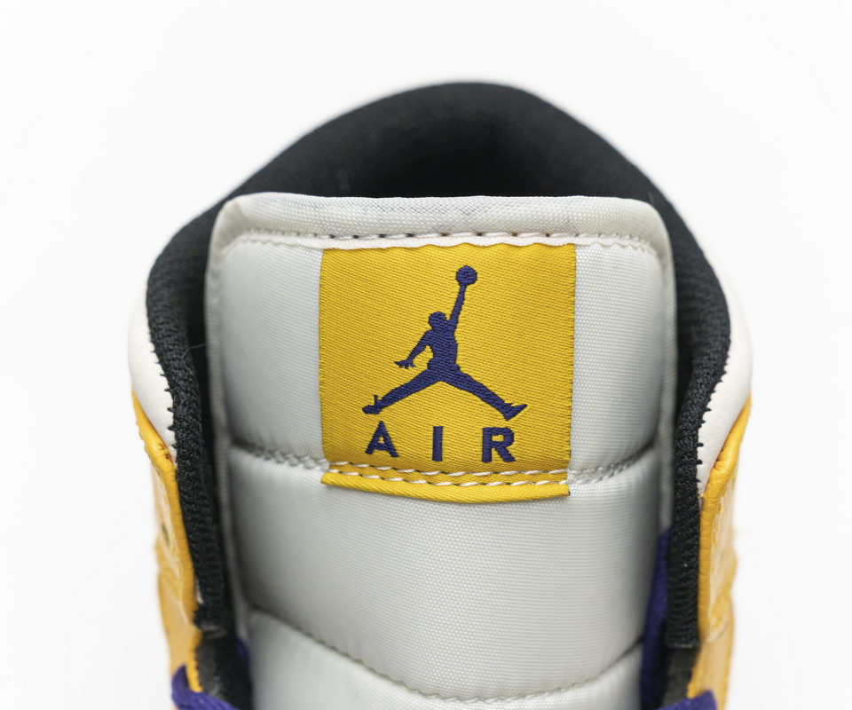 Nike Air Jordan 1 Mid Lakers 852542 700 12 - www.kickbulk.cc