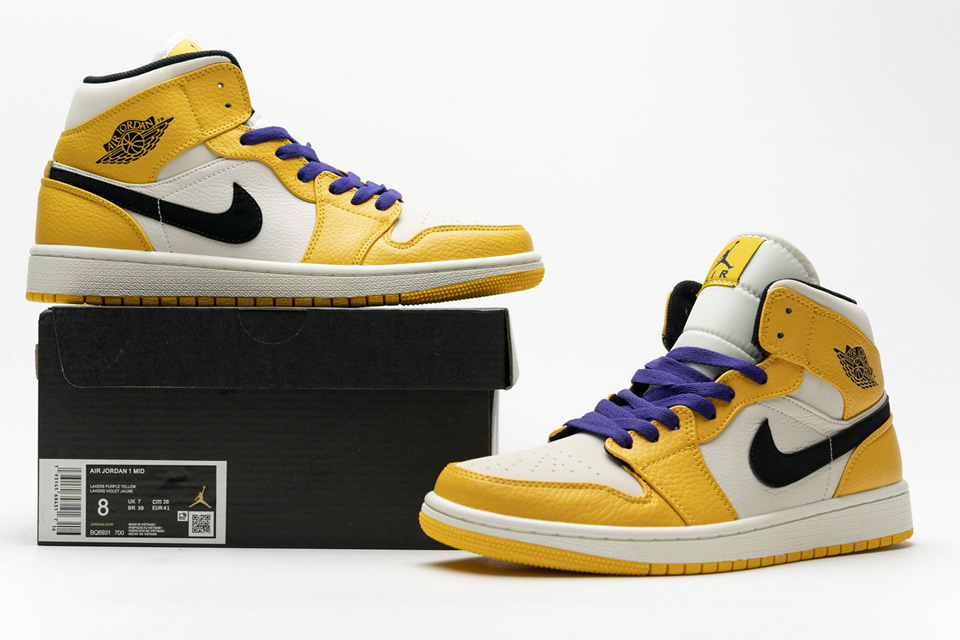 Nike Air Jordan 1 Mid Lakers 852542 700 19 - www.kickbulk.cc