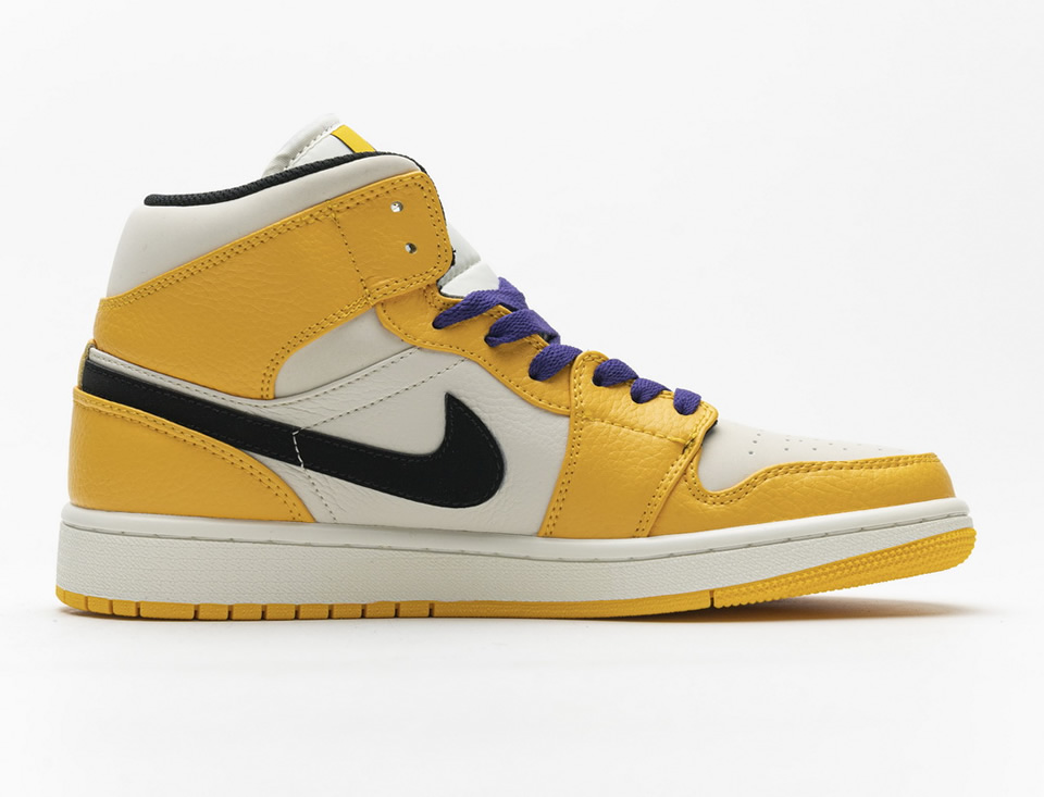 Nike Air Jordan 1 Mid Lakers 852542 700 4 - www.kickbulk.cc