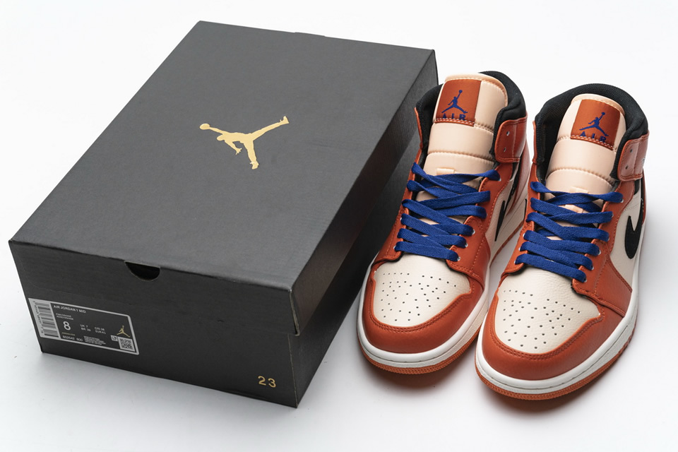 Nike Air Jordan 1 Mid Se Team Orange 852542 800 4 - www.kickbulk.cc