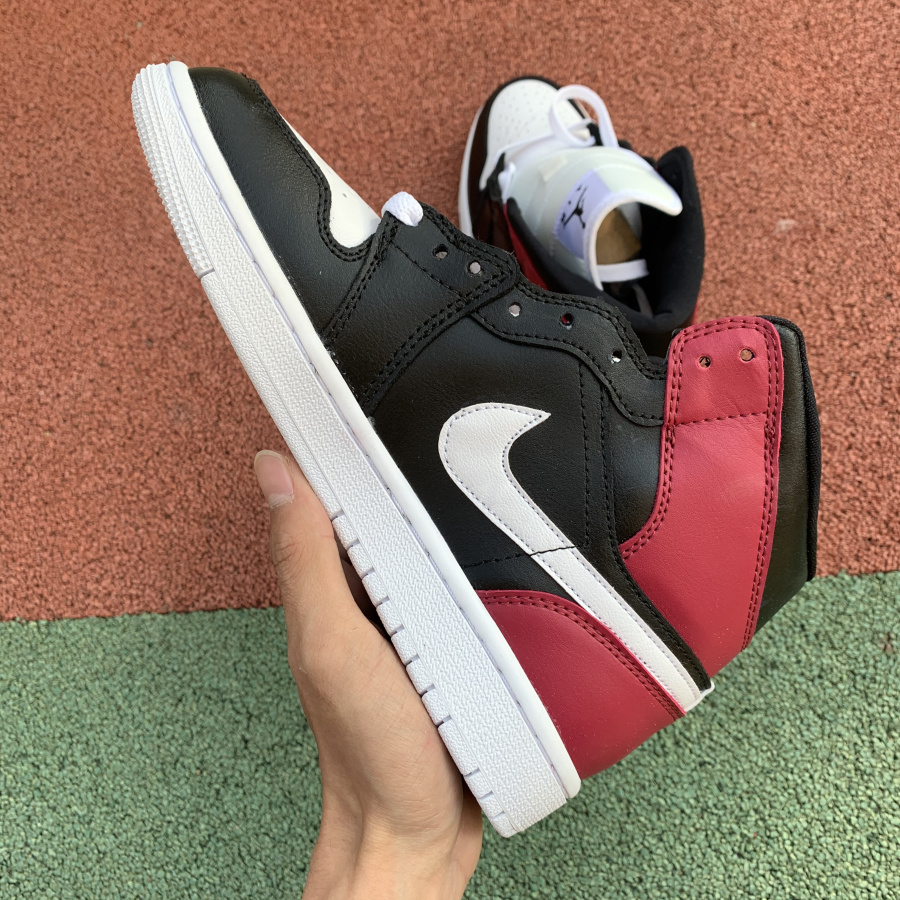 Nike Air Jordan 1 Mid Noble Red Factory Resale Bq6472 016 2 - www.kickbulk.cc