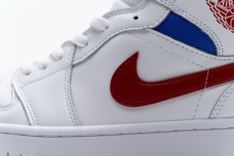 Nike Air Jordan 1 Mid Se White Blue Red Bq6472 164 14 - www.kickbulk.cc