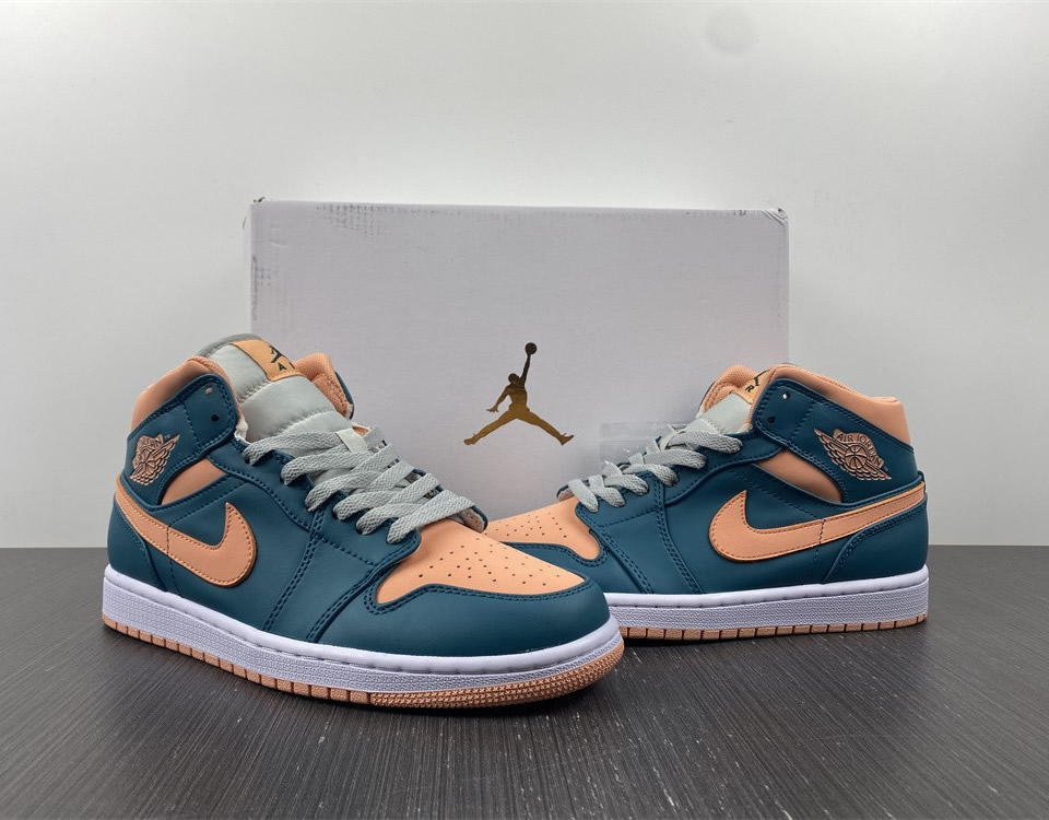 Air Jordan 1 Mid Dark Teal Green Wmns Bq6472 308 10 - www.kickbulk.cc