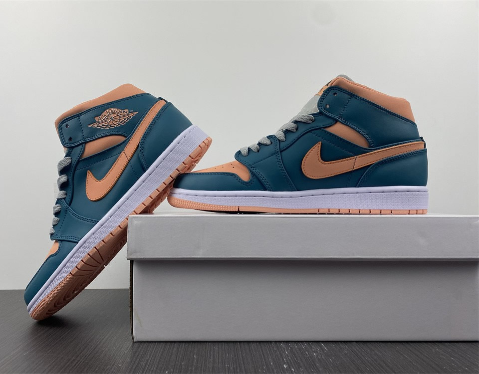 Air Jordan 1 Mid Dark Teal Green Wmns Bq6472 308 11 - www.kickbulk.cc