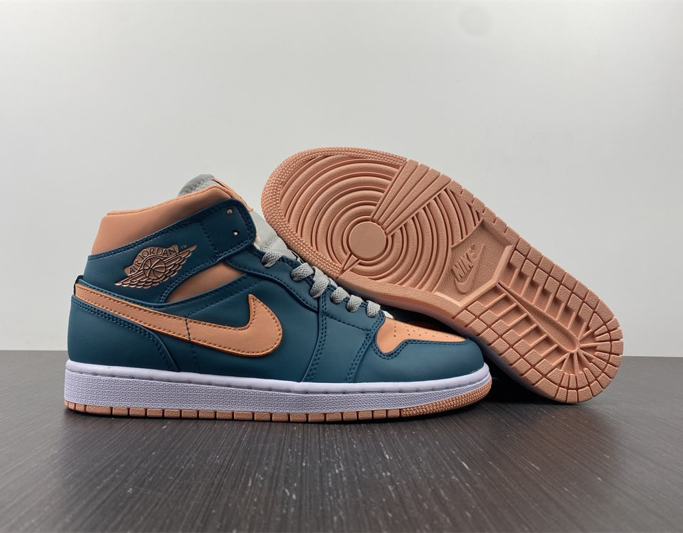 Air Jordan 1 Mid Dark Teal Green Wmns Bq6472 308 9 - www.kickbulk.cc