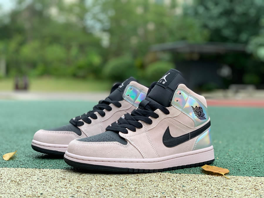 Nike Jordan 1 Mid Dirty Powder Iridescent Bq6472 602 15 - www.kickbulk.cc