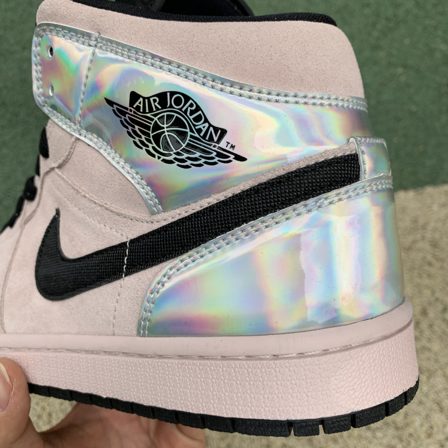 Nike Jordan 1 Mid Dirty Powder Iridescent Bq6472 602 9 - www.kickbulk.cc