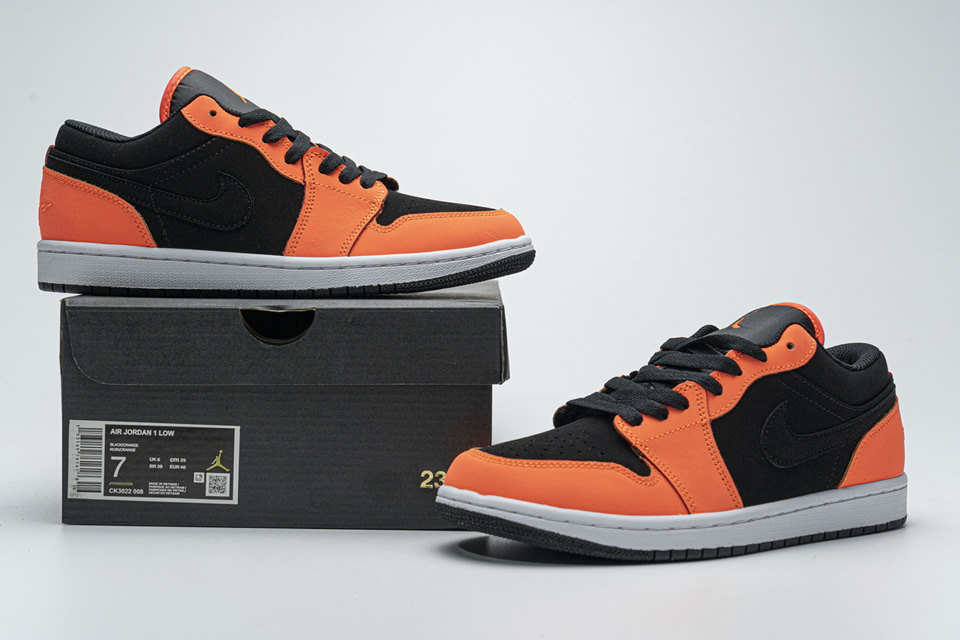Nike Air Jordan 1 Low Black Orange Ck3022 008 3 - www.kickbulk.cc