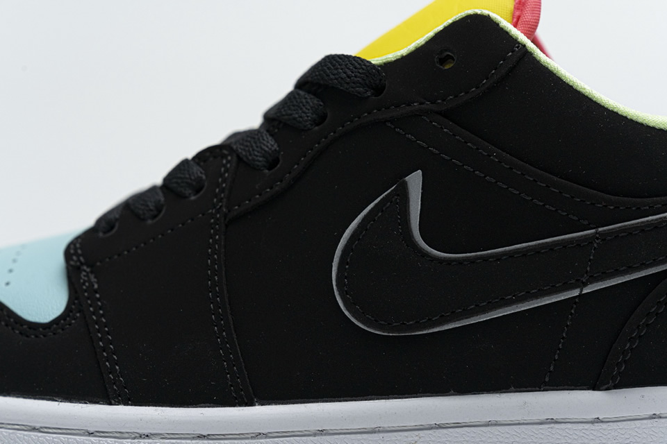 Nike Air Jordan 1 Low Black Yellow Blue Ck3022 013 14 - www.kickbulk.cc