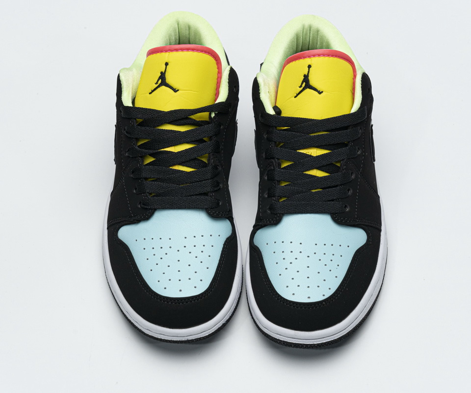Nike Air Jordan 1 Low Black Yellow Blue Ck3022 013 2 - www.kickbulk.cc
