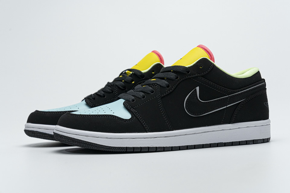 Nike Air Jordan 1 Low Black Yellow Blue Ck3022 013 8 - www.kickbulk.cc