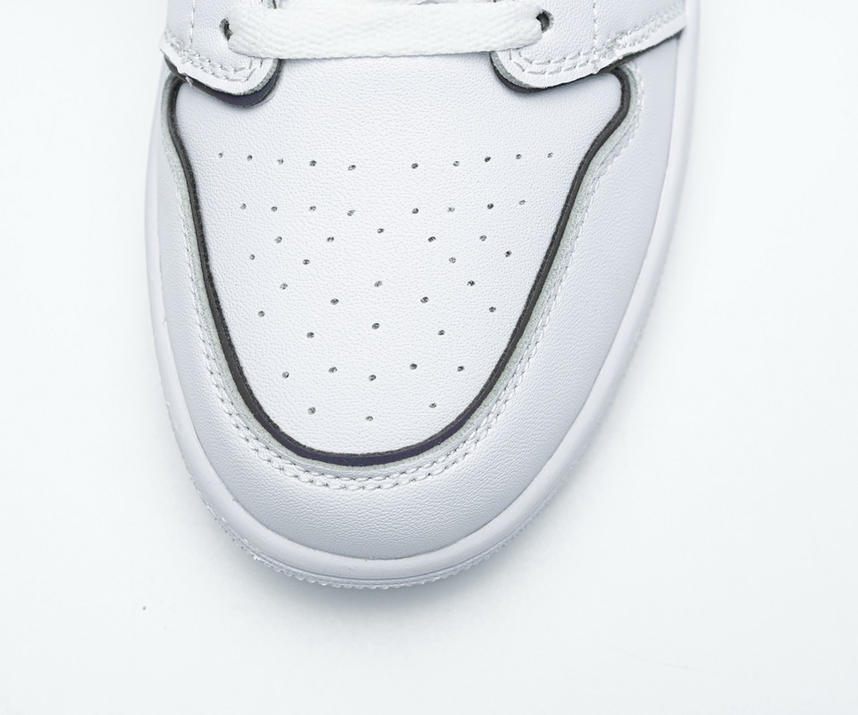 Nike Air Jordan 1 Mid Iridescent Reflective White Ck6587 100 12 - www.kickbulk.cc