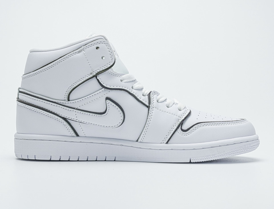 Nike Air Jordan 1 Mid Iridescent Reflective White Ck6587 100 7 - www.kickbulk.cc