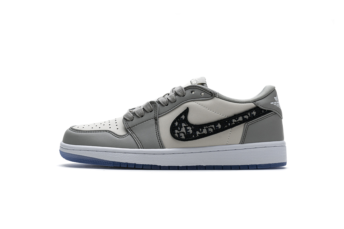 Nike Cn8608 002 Dior X Air Jordan 1 Low Wolf Grey 10 - www.kickbulk.cc