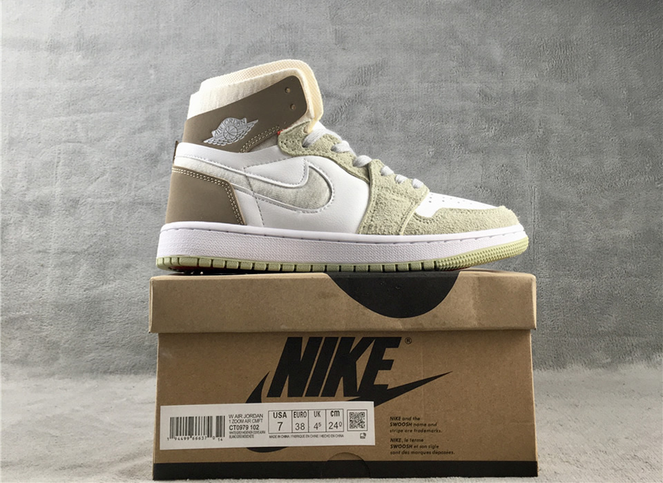 Air Jordan 1 Zoom Cmft Olive Aura Ct0979 102 11 - www.kickbulk.cc