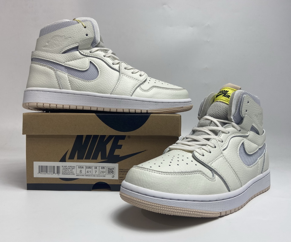 Air Jordan 1 High Zoom Pearl White Wmns Ct0979 107 18 - www.kickbulk.cc