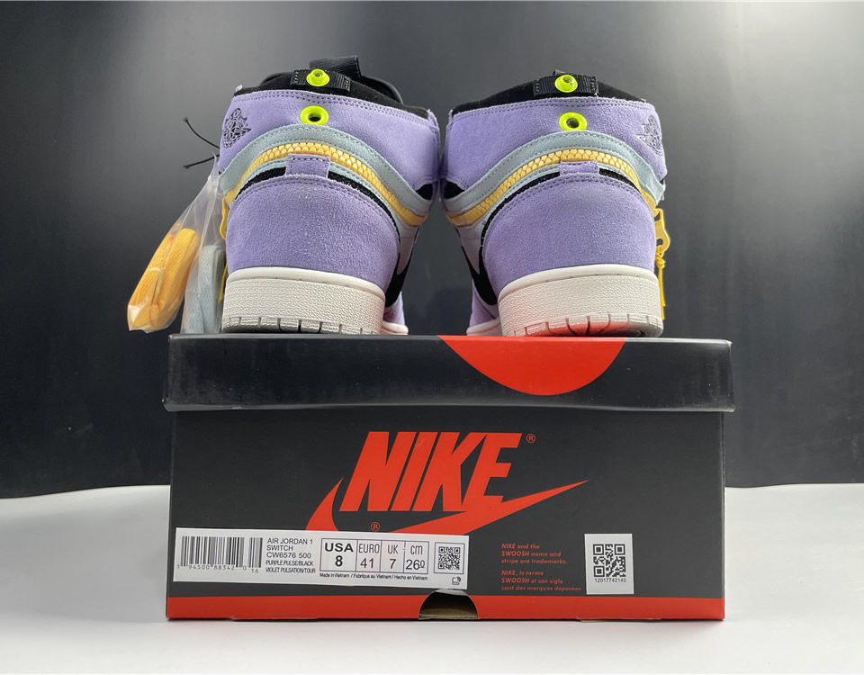 Nike Air Jordan 1 High Switch Purple Pulse Cw6576 500 23 - www.kickbulk.cc