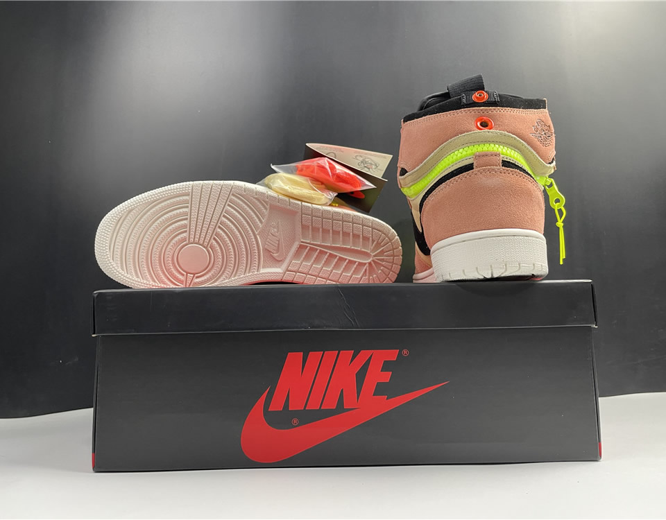 Nike Air Jordan 1 High Switch Pink Volt Cw6576 800 22 - www.kickbulk.cc