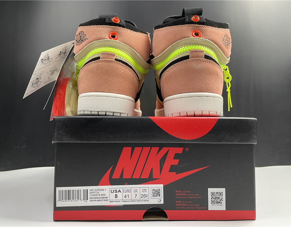 Nike Air Jordan 1 High Switch Pink Volt Cw6576 800 23 - www.kickbulk.cc