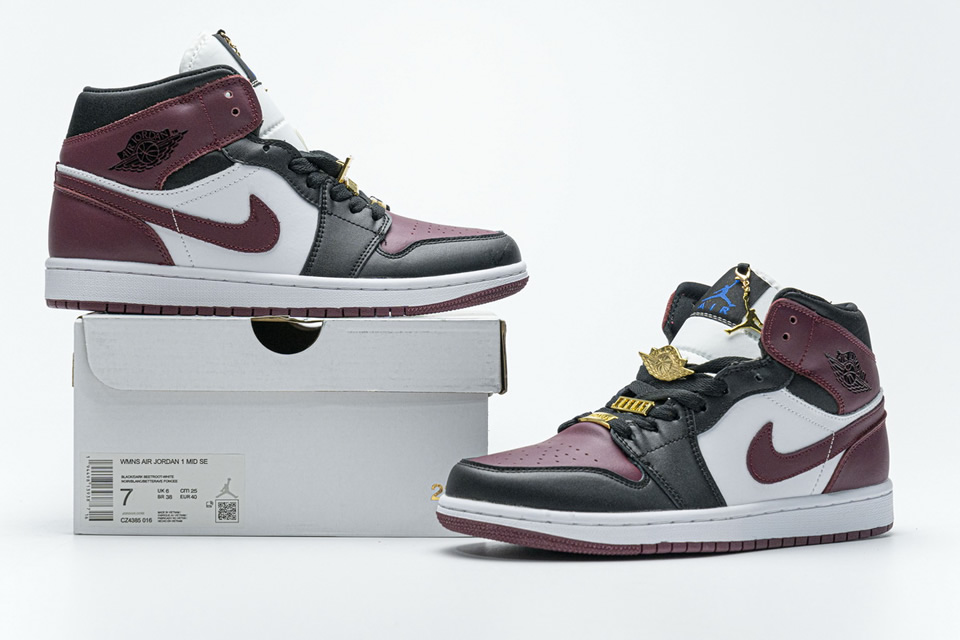 Nike Air Jordan 1 Mid Marron Black Gold Cz4385 016 3 - www.kickbulk.cc