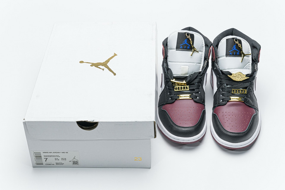 Nike Air Jordan 1 Mid Marron Black Gold Cz4385 016 5 - www.kickbulk.cc