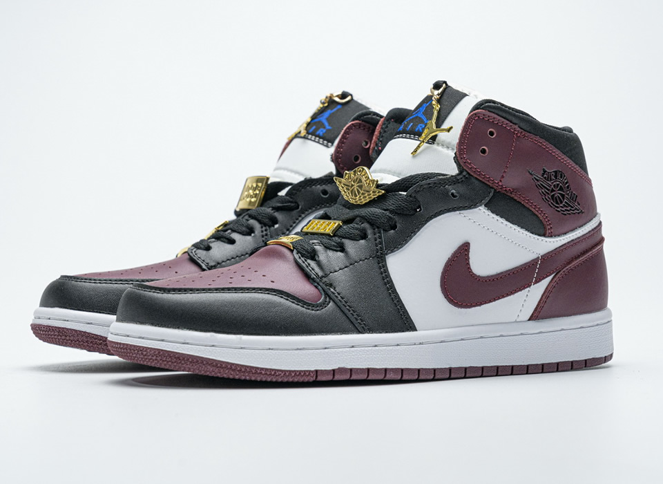 Nike Air Jordan 1 Mid Marron Black Gold Cz4385 016 6 - www.kickbulk.cc