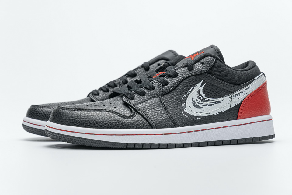 Nike Air Jordan 1 Low Brushstroke Swoosh Da4659 001 6 - www.kickbulk.cc