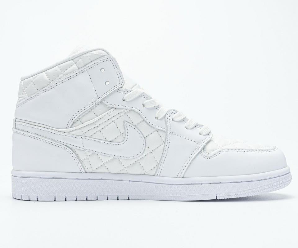 Nike Air Jordan 1 Mid Quilted White Db6078 100 8 - www.kickbulk.cc