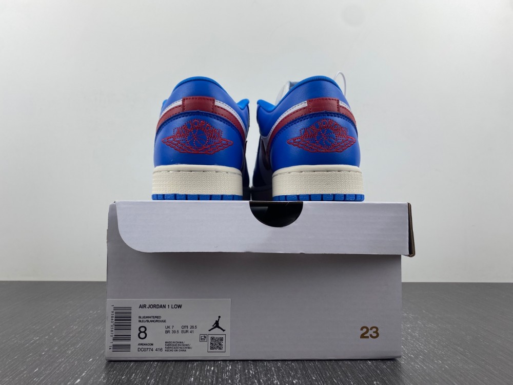 Air Jordan 1 Low Sport Blue Gym Red Wmns Dc0774 416 13 - www.kickbulk.cc