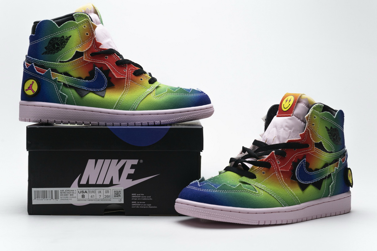 J Balvin X Air Jordan 1 Retro High Og Multi Color Release Date Dc3481 900 7 - www.kickbulk.cc