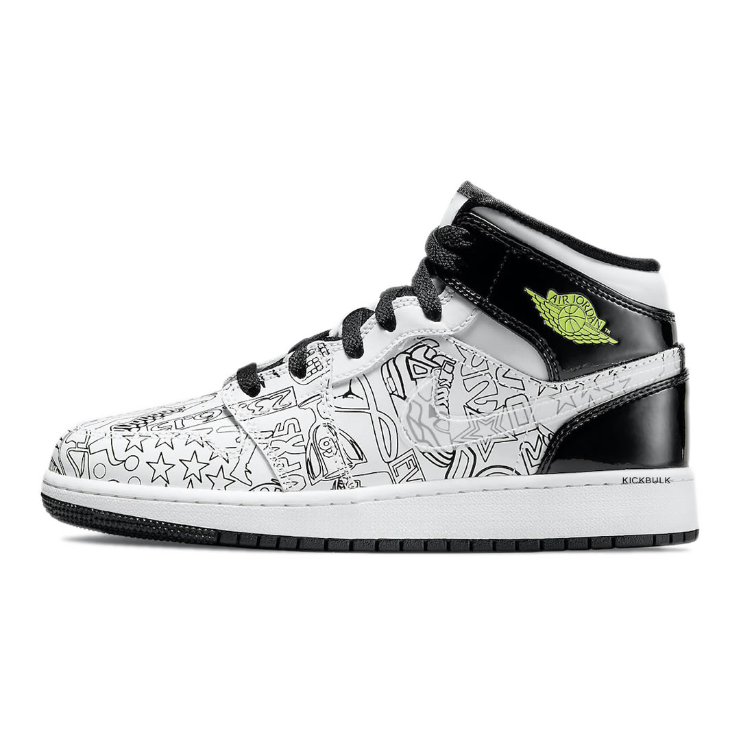 Air Jordan 1 Mid Se Gs Diy Dc4099 100 1 - www.kickbulk.cc