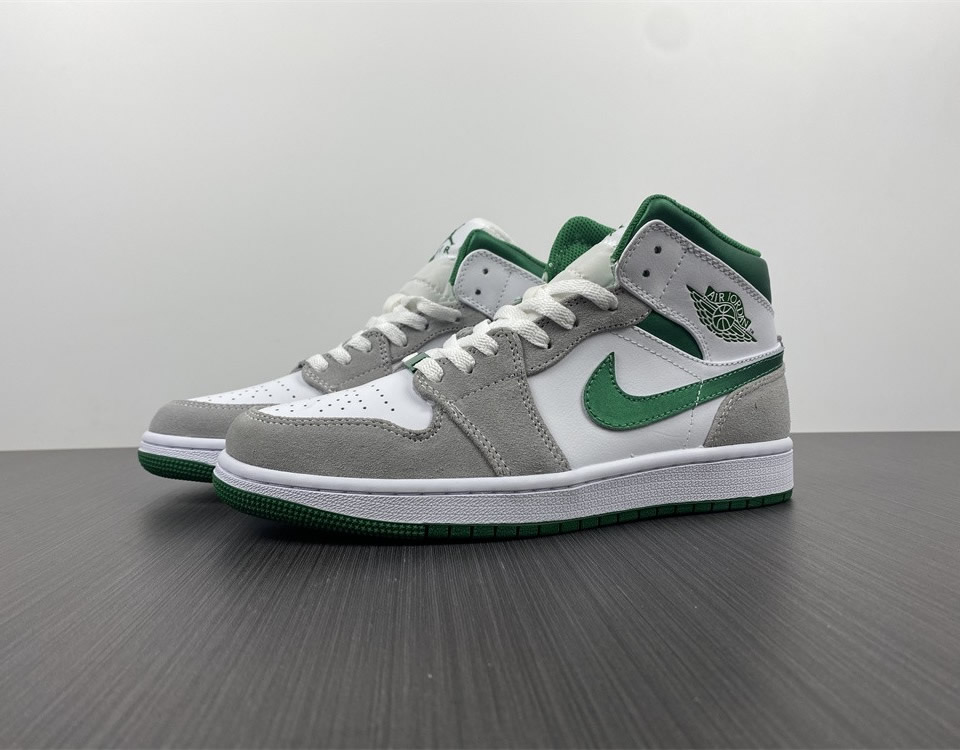 Air Jordan 1 Mid Se Grey Pine Green Dc7294 103 16 - www.kickbulk.cc