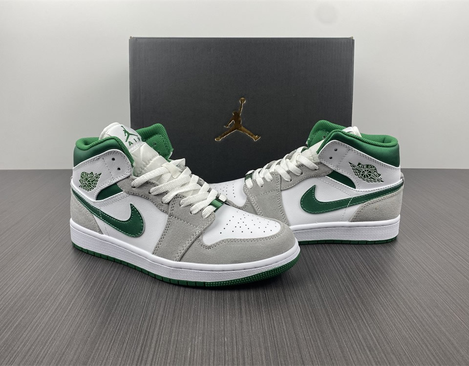 Air Jordan 1 Mid Se Grey Pine Green Dc7294 103 17 - www.kickbulk.cc