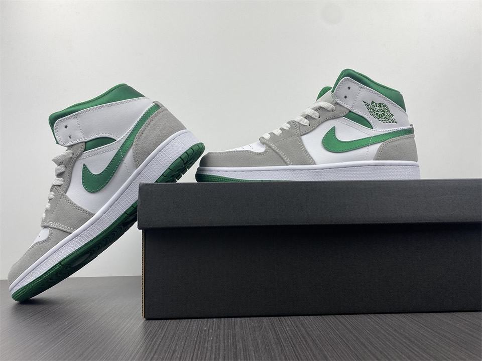 Air Jordan 1 Mid Se Grey Pine Green Dc7294 103 18 - www.kickbulk.cc