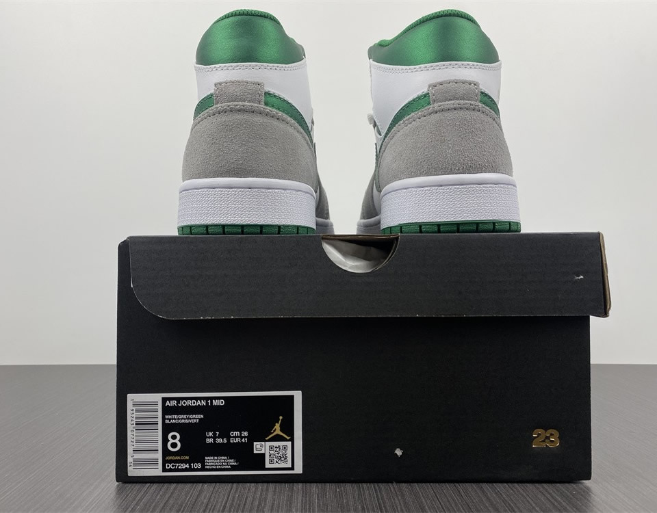 Air Jordan 1 Mid Se Grey Pine Green Dc7294 103 20 - www.kickbulk.cc