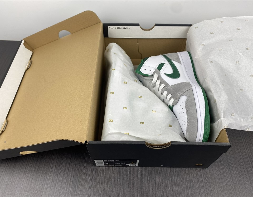 Air Jordan 1 Mid Se Grey Pine Green Dc7294 103 21 - www.kickbulk.cc